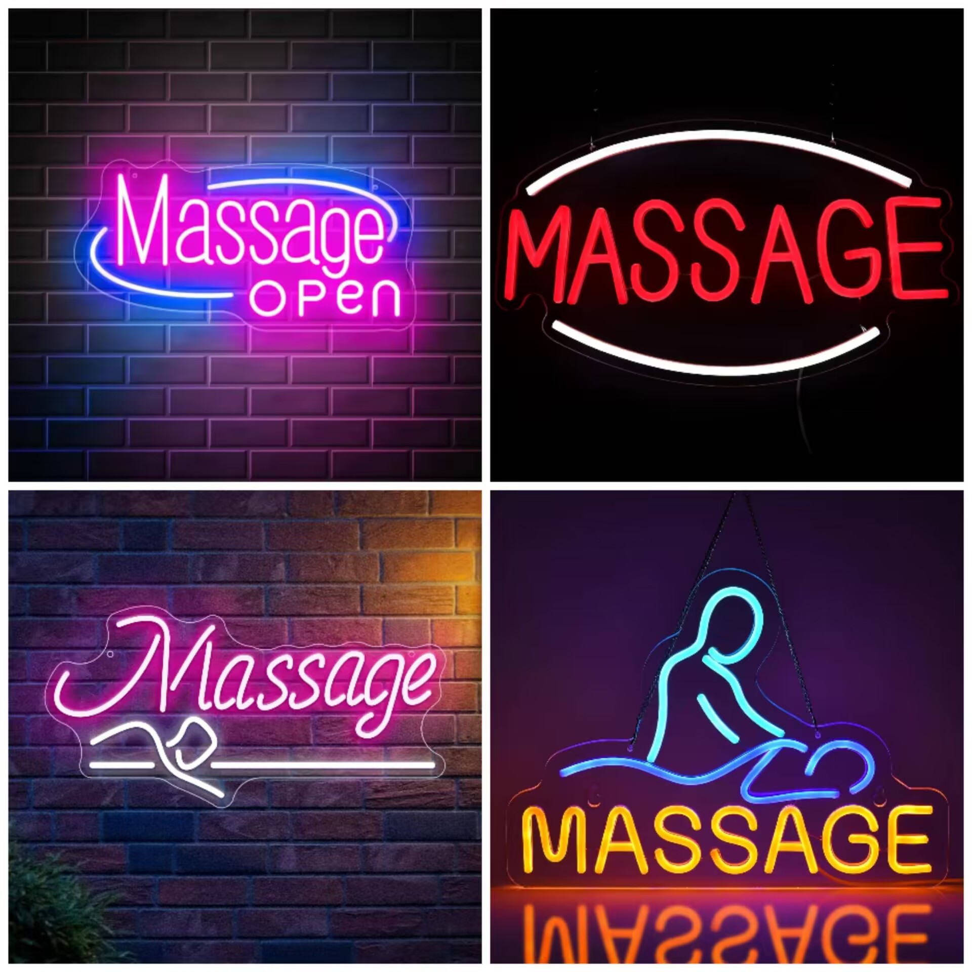 Spa And Wellness Hotel - 마사지 스파 오픈 LED 네온사인 조명,