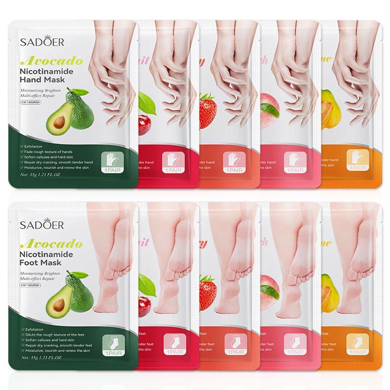 Foot Mask Peeling - 1쌍 사도어 과일 풋 마스크 보습