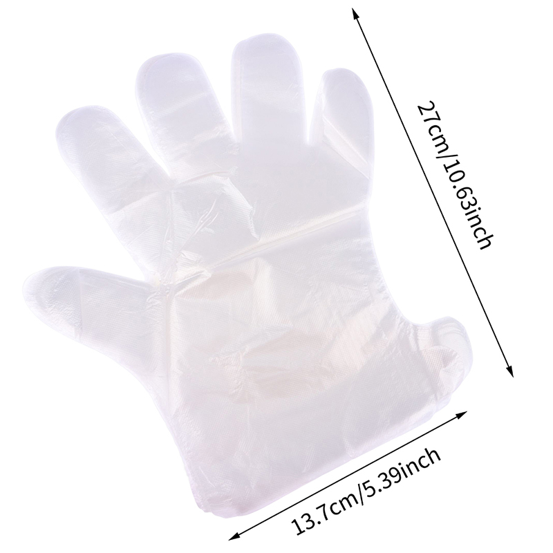 Foot Mask Peeling - 100Pcs 일회용 PE 빈 장갑 발