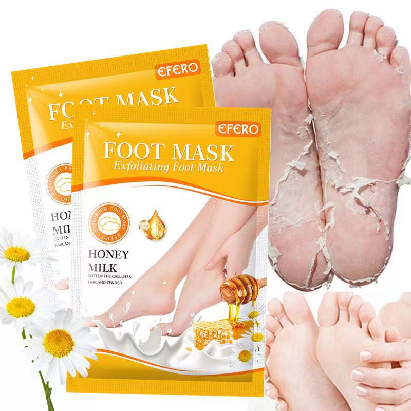 Foot Mask Peeling - 1팩=1쌍 허니 풋 마스크 각질 제거,