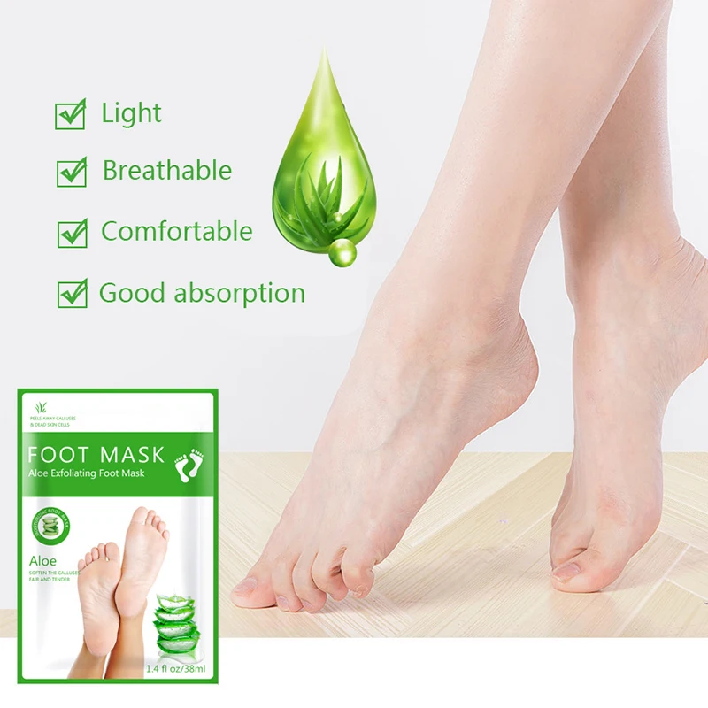 Foot Mask Peeling - 발 각질 제거 풋 마스크 페디큐어