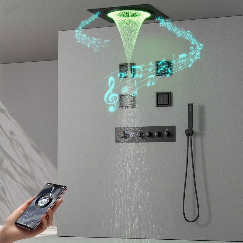 스마트 LED 샤워 세트 욕실 음악 내장형 레인폴 시스 - Spa & Wellness Joule 리뷰 및 가격