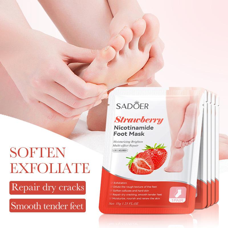 1쌍 사도어 과일 풋 마스크 보습 풋 필링 마스크 발  - Foot Mask Peeling 리뷰 및 가격