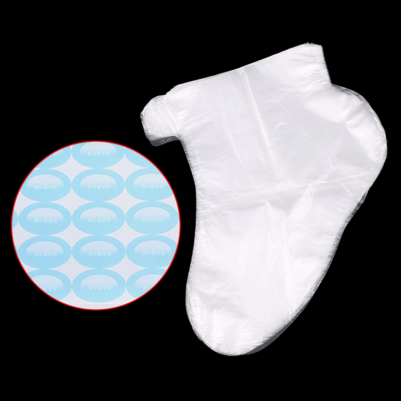 100Pcs 일회용 PE 빈 장갑 발 커버 투명 신발  - Foot Mask Peeling 리뷰 및 가격