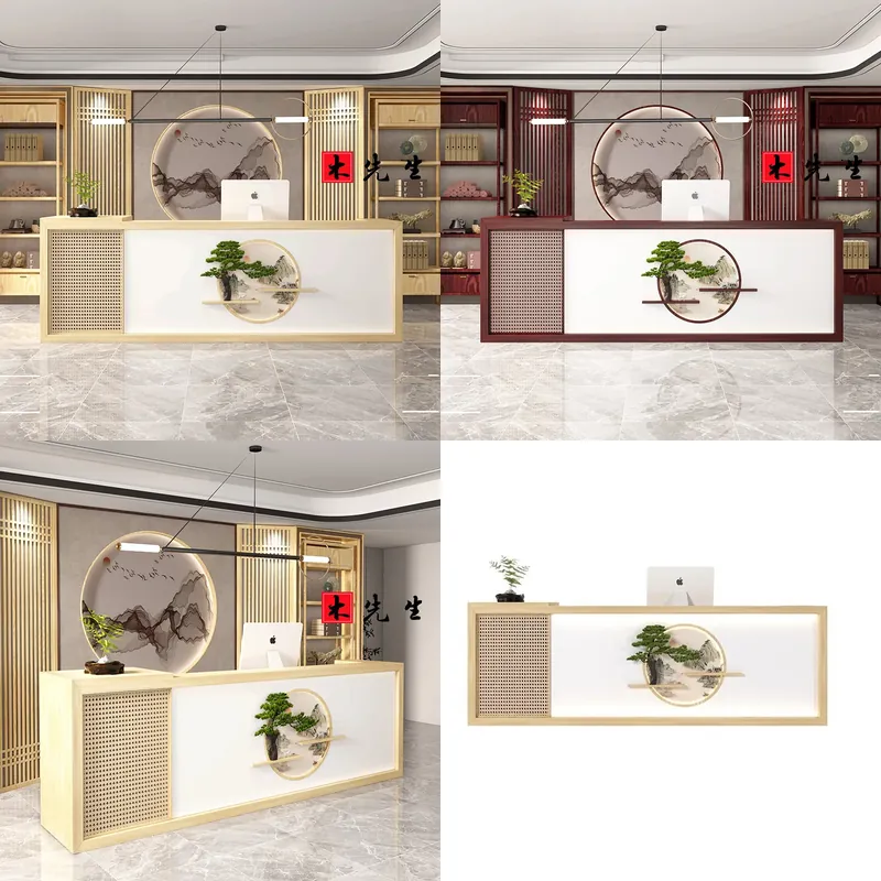 원목 리셉션 데스크, 신중국풍 프론트 카운터 (호텔,  - Spa And Wellness Hotel 리뷰 및 가격