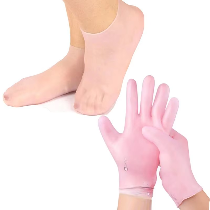 1쌍 실리콘 발 관리 양말 & 재사용 가능한 스파 젤  - Foot Mask Peeling 리뷰 및 가격