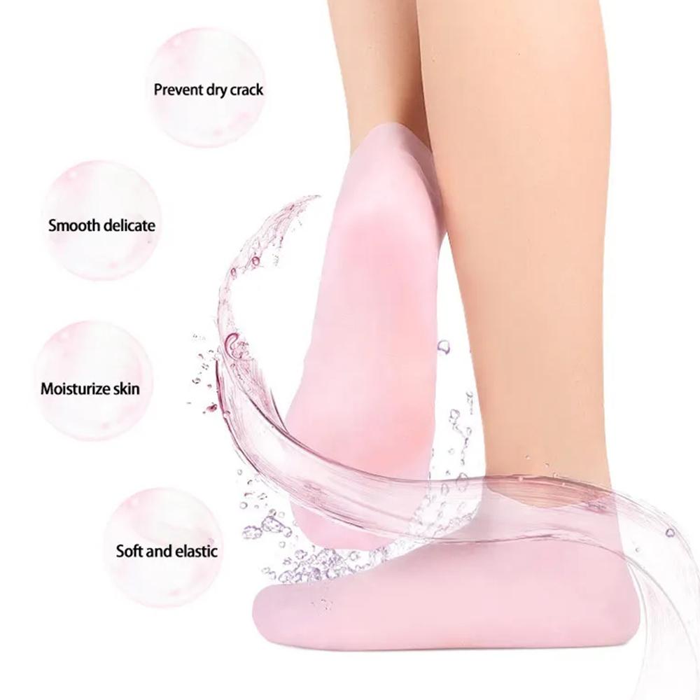 1쌍 실리콘 발 관리 양말 & 재사용 가능한 스파 젤  - Foot Mask Peeling 리뷰 및 가격