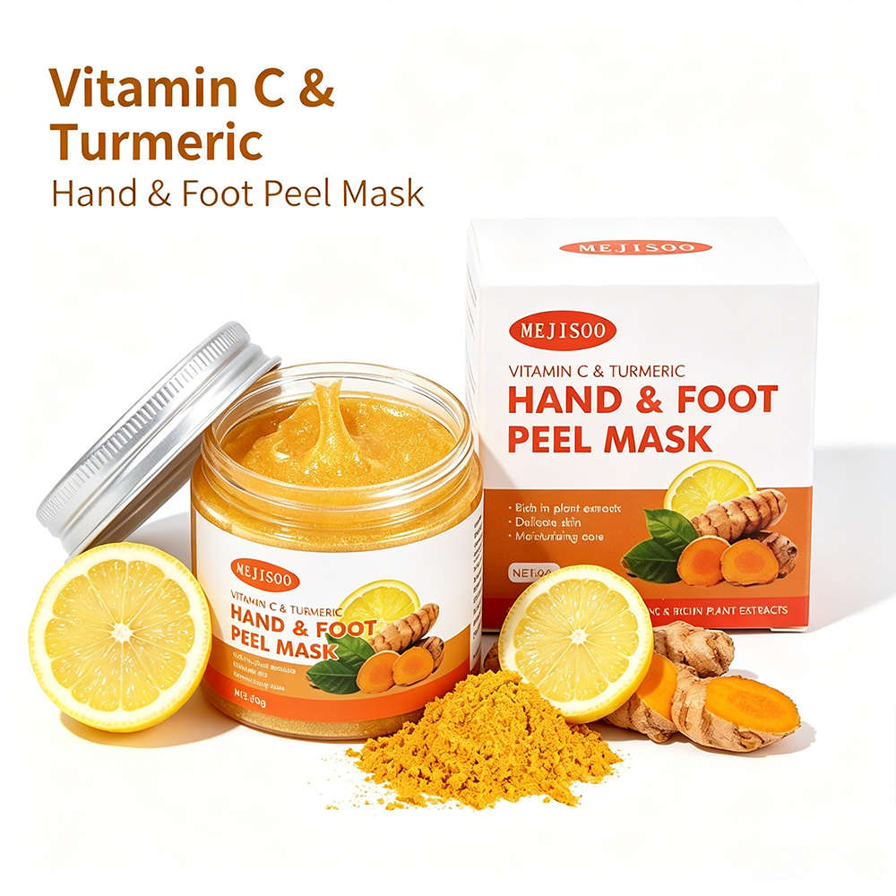 비타민 C & 강황 핸드&풋 필링 마스크 - 딥 각질  - Foot Mask Peeling 리뷰 및 가격