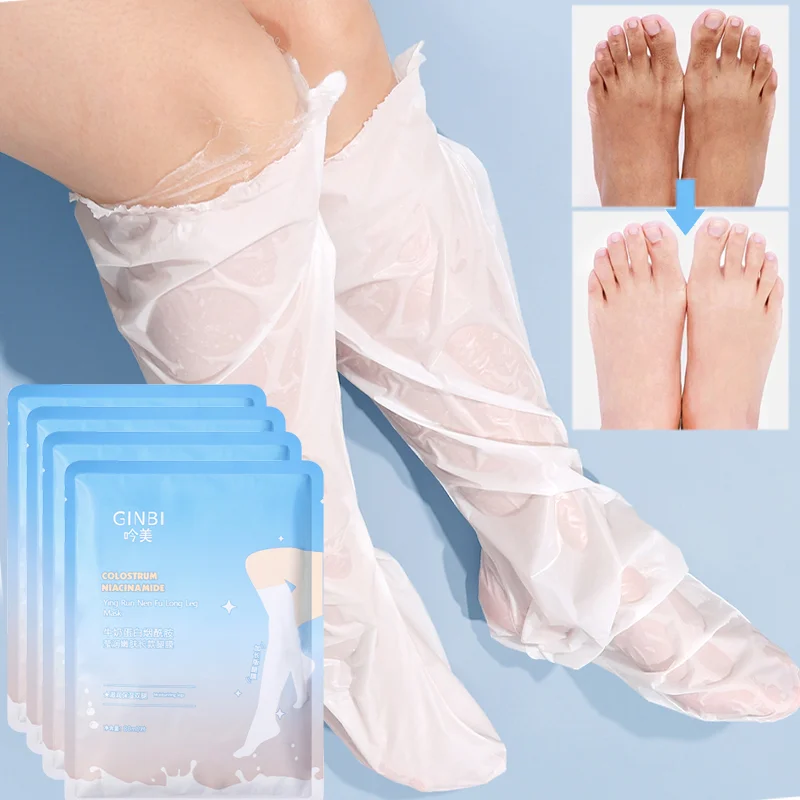 우유 보습 다리 발 마스크, 긴 각질 제거, 갈라짐 방 - Foot Mask Peeling 리뷰 및 가격